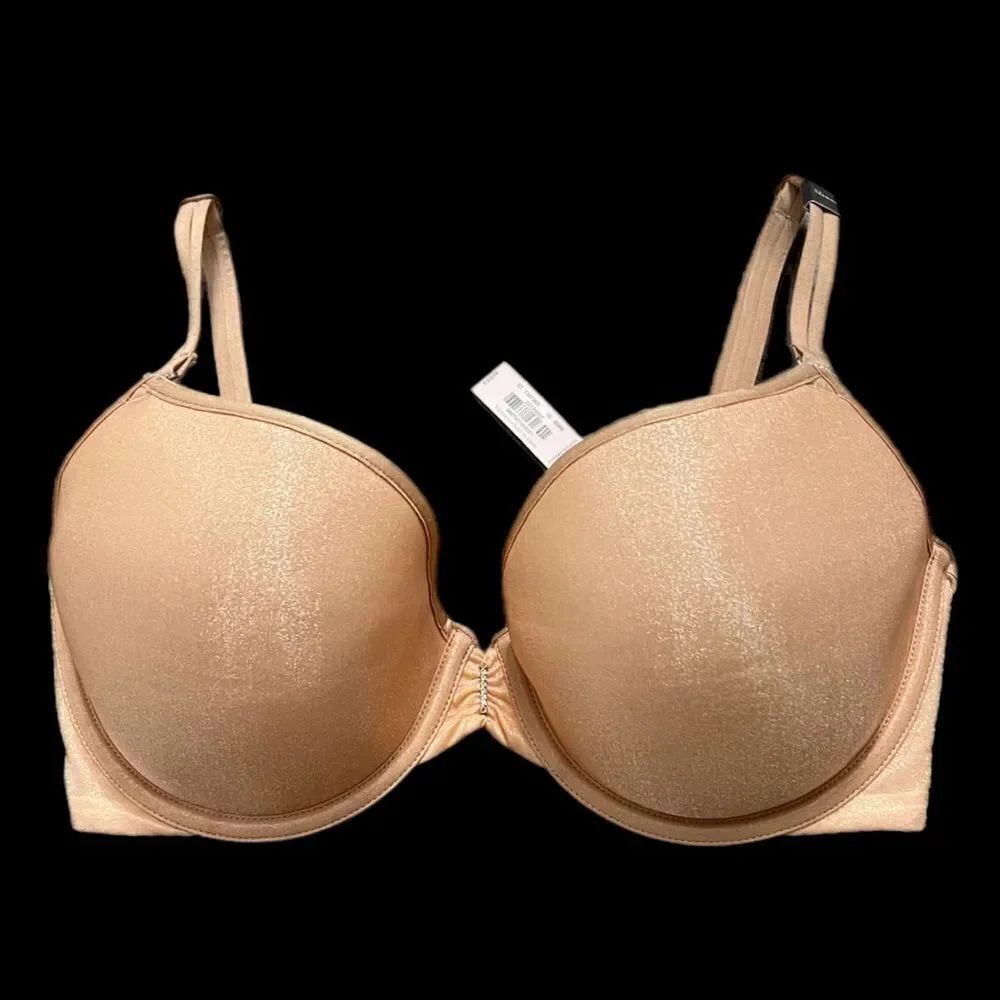 Victoria’s Secret Lined Demi underwire Shine underwire bra beige 32DDD